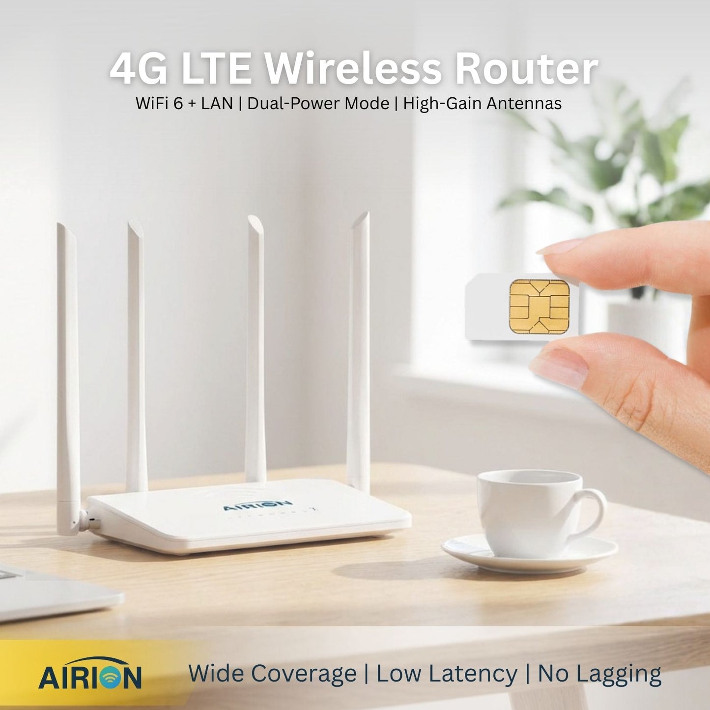 Airion AI210-TSL4EU 4G LTE Wireless Router